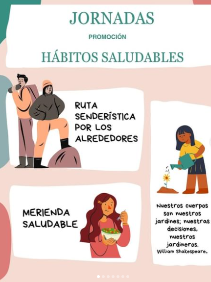 Jornada de promoción de hábitos saludable en el CEPA Talarrubias